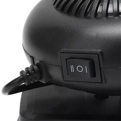 Small Space Heater 170W 2 Gears 18V Battery Operated Electric Fan Heater