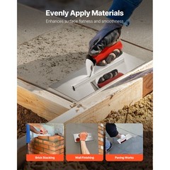 Tile Tools Stainless Steel Flat Finishing Trowel 10.9×4.4in Concrete