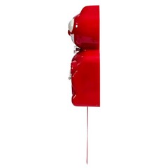 CLASSIC RED KIT CAT CLOCK 15.5″ Free Battery MADE IN USA Kit-Cat Klock Retro NEW