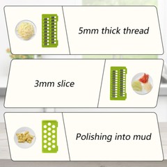 16-In-1 Vegetable Fruit Kitchen Chopper Cutter Food Onion Veggie Dicer Slicer