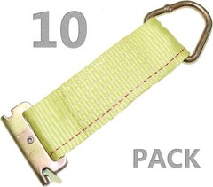 DKG-066 2″ x 6″ DKG E Track Rope Tie Off – 1500 LB WLL- Heavy Duty Steel Ring
