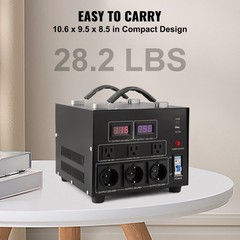 VEVOR 5000W Voltage Converter Transformer Step Up/Down 220V-110V /110V-220V CE