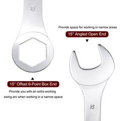 32mm Thin 6 Point Combination Wrench High Carbon Steel