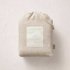 Full 100% Linen Sheet Set Natural – Casaluna