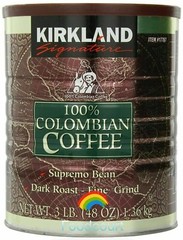 2 Packs Kirkland Signature 100% Colombian Coffee 3 LB Total 6 LB