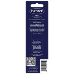 DenTek Metal Tongue Scraper for Better Oral Health – 1 Count (Pack of 1)