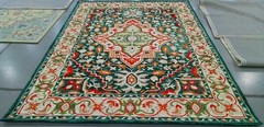 GREEN / RED 8′-0″ x 10′-0″ Hole in Rug, Reduced Price 1172803334 APN705Q-8