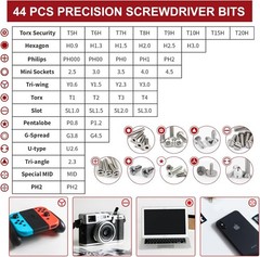 58 in 1 Small Precision Screwdriver Set Magnetic Mini Screwdriver Set Watch