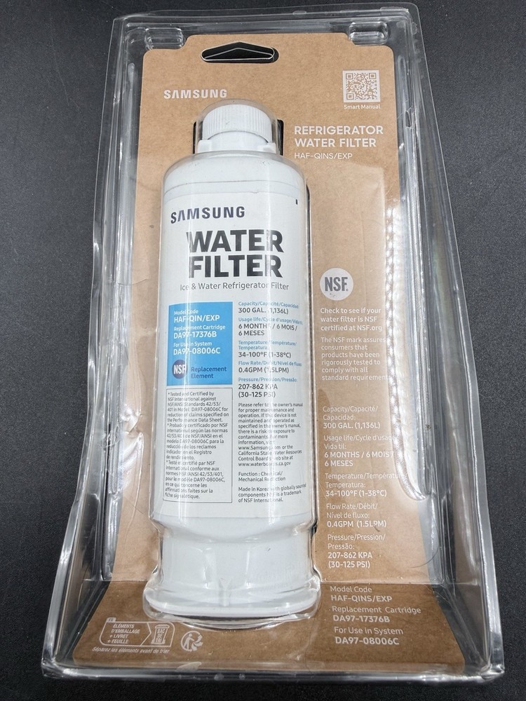 Samsung HAF-QINS/EXP Refrigerator Water Filter – White
