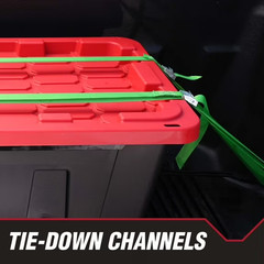 Hyper Tough 27 Gallon Snap Lid Plastic Storage Bin Container pack of 2 Free Ship