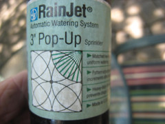 4 yes 4 Vintage Rain Jet Sprinkler R30Q 1/4″ Circle Low Pressure 3″ Pop -Up