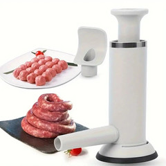 1.5L Stainless Steel Sausage Stuffer Manual Sausage Maker