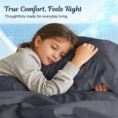 4-Piece Premium Bamboo Blend Bed Sheet Set Deep Pocket Breathable Soft Sheets