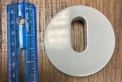 Deck Jet (J Style) Cap Gray Round SET OF FOUR (compare to 25597-001-020)