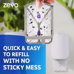 Flying Insect Trap Refill Catch Gnats House & Fruit Flies Easy to Use4 Replaceme