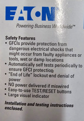 Eaton (3-pack) 15 Amp 125 Volt White Indoor GFCI Wall Outlet SGF15W-3-LW