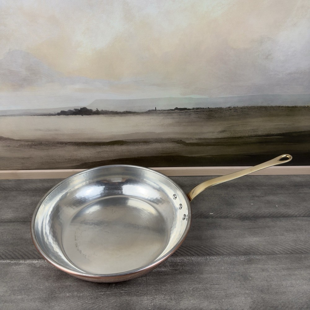 Williams Sonoma Ruffoni Historia Hammered Copper Frying Pan 11” Dinged Flaws
