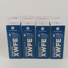 Lot of 4 GE Appliances Refrigerator Water Filter XWFE – FREE SHIPPING !