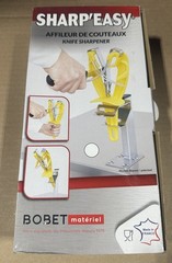 BOBET Sharp Easy Pull Through Knife Sharpener – Made in France – White NEW