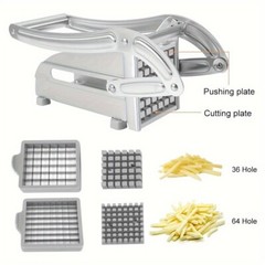 Heavy Duty Stainless Steel French Fry Cutter with Suction Feet for Potatoes