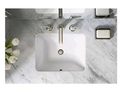 Caxton 20.4 in. X 19.75 in. Undermount Bathroom Sink in White Vitreous China