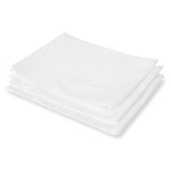 Plasticplace 12-16 Gallon Trash Bags – White, Case of 250 Garbage Bags