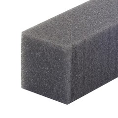 02006 1-1/4 in x 42 in Gray Foam Window Seal Strip – Air Conditioner Window S…