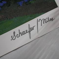 Schaefer Miles Summer Enchantment Signed Art Seriolithograph 40×26.5