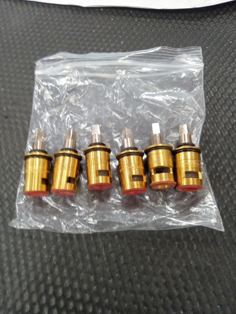 Lot Of 6- Unused Chicago Faucets Ceramic Cartridge Left Hand Hot 1/4 Turn NOS
