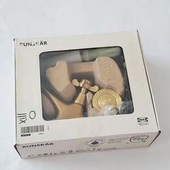 IKEA RUNSKAR Sink Faucet Brass Color 2 Handle 704.957.38 Open / Unused Complete