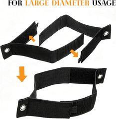6 PCS Extension Cord Holder, Extension Cord Strap, Cable Organizer Straps for Co