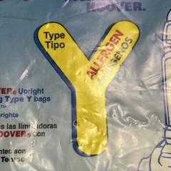 Hoover Type Y Allergen Filtration Vacuum Bags 3 Pack Genuine OEM WindTunnel Temp