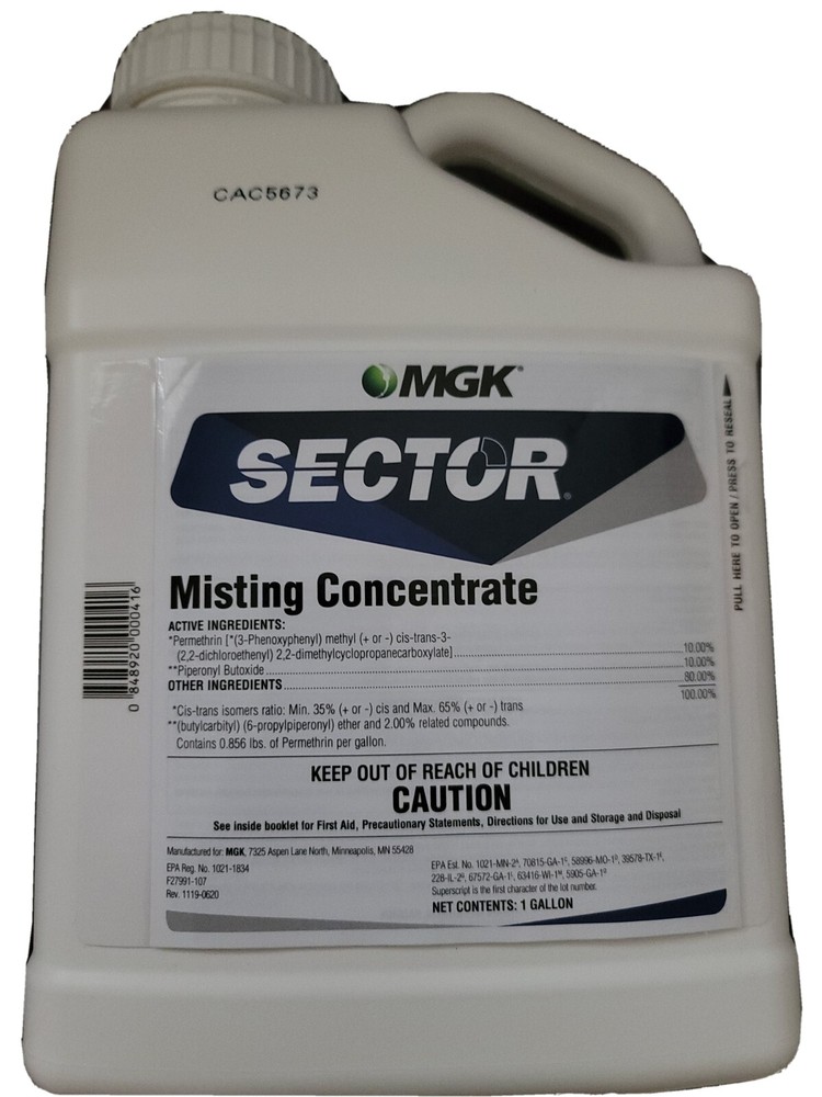 Sector Misting Concentrate 1 Gallon Mosquito Misting Insecticide