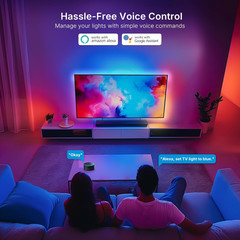 Smart TV LED Backlight with HDMI2.0 4K60Hz Sync, LED Strip Lights & App Controll