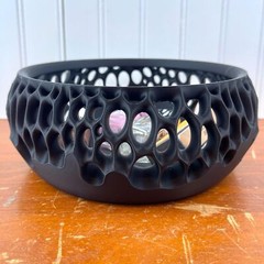 “Virus” Catch-All Bowl, Modern Decorative Bowl, Unique Hole Design