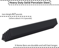 X Home 7534 21.5-Inch Heavier Flavorizer Bars for Weber Genesis Silver, 5-Pack