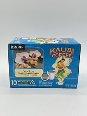 Kauai Coffee Vanilla Macadamia Nut K-cup Coffee 10 Count BB Sept 2026