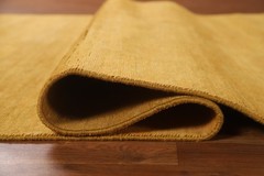 Yellow Modern Oriental Area Rug 5×8 Hand-knotted Wool Carpet for Any Room