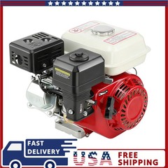 212cc 4-Stroke 7HP Manual Start Horizontal Engine For Go Kart Gas Engine Motor