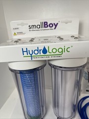 Hydro Logic Small Boy Water Filtration System De-Chlorinator Sediment Filter USA