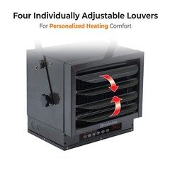 Comfort Zone 7,500 Watt, 240 Volt Industrial Ceiling Mounted Heater with Remote