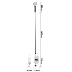 110V 3500W Tankless Hot Water Heater Shower Electric Water Heater v1