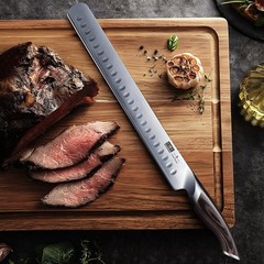 HOSHANHO 12″ Carving Slicing Knife Razor Sharp Brisket Knives for Meat Cutting