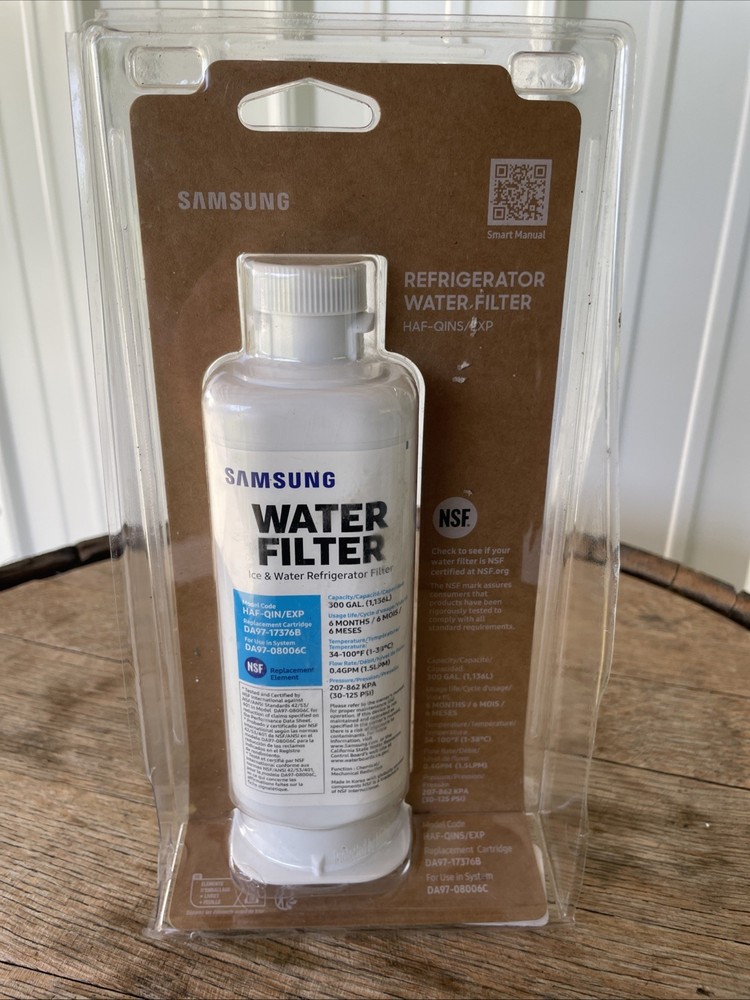 Genuine Samsung Water Filter Model HAF-QIN/EXP Replacement Cart: DA97-17376B OEM
