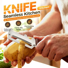 2Pcs Vegetable Peeler 3 in 1 Multi-Functional for Kitchen Stainless Steel Peeler