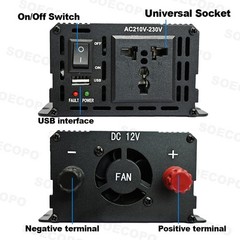 Complete 7000W Off-Grid Solar Kit 7000W Inverter 2pcs 300W Solar Panels 110V