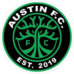 Austin FC Soccer Vinyl Decal Sticker Car Truck Bumper Laptop Mug Tumbler Window