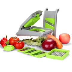 Vegetable Chopper Slicer With Container Fruit Dicer Veggie Kitchen Cutter Tools