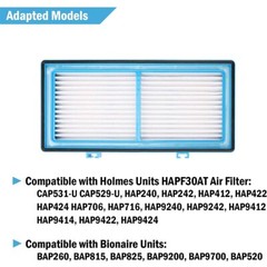 For Holmes AER1 HAPF30AT Total Air HEPA Type Filter Replacement Part HAP242-NUC