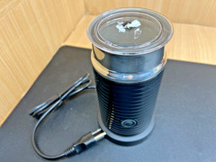 Nespresso Aeroccino 3 Electric Milk Frother Black (3694-US-BK) Cappuccino Latte